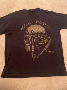 Vintage Unisex Black Sabbath US Tour 78’ Graphic Tee
